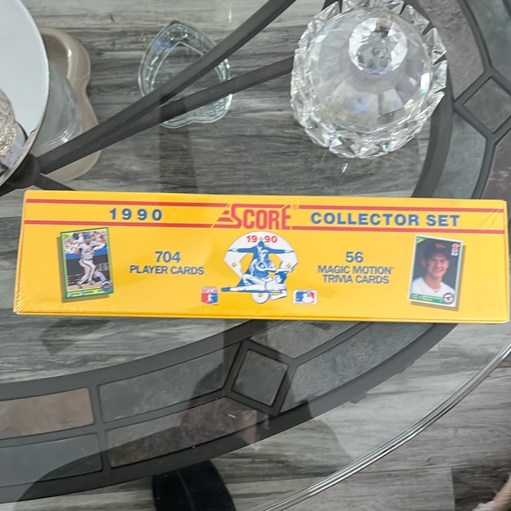 SCORE 1990 COLLECTOR SET 704 PLAYER/56 MAGIC MOTION TRIVIA CARDS NEW & UNOPENED